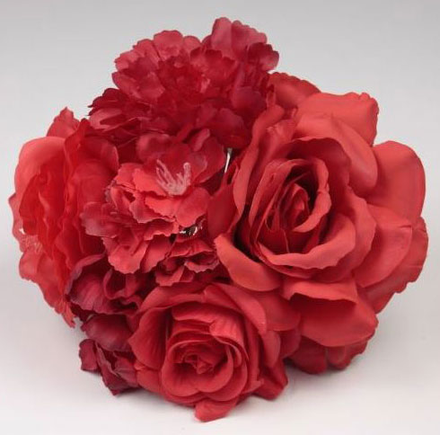Bouquet de fleurs flamenco. Ref. 42144